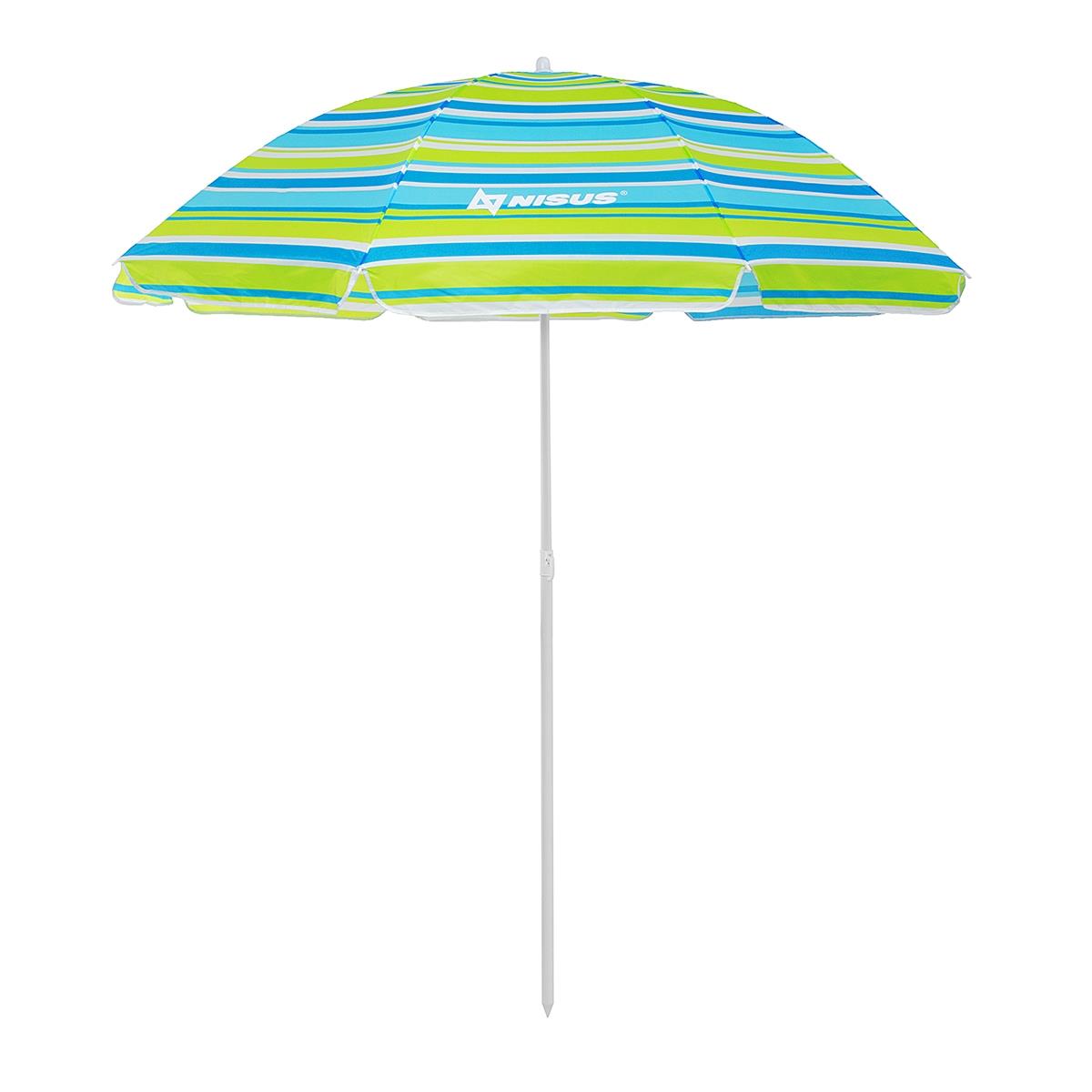 Зонт пляжный d 2,00м  с наклоном (22/25/170Т) NA-200N-SB Nisus зонт пляжный ø 1 7 м с наклоном n 200n so nisus
