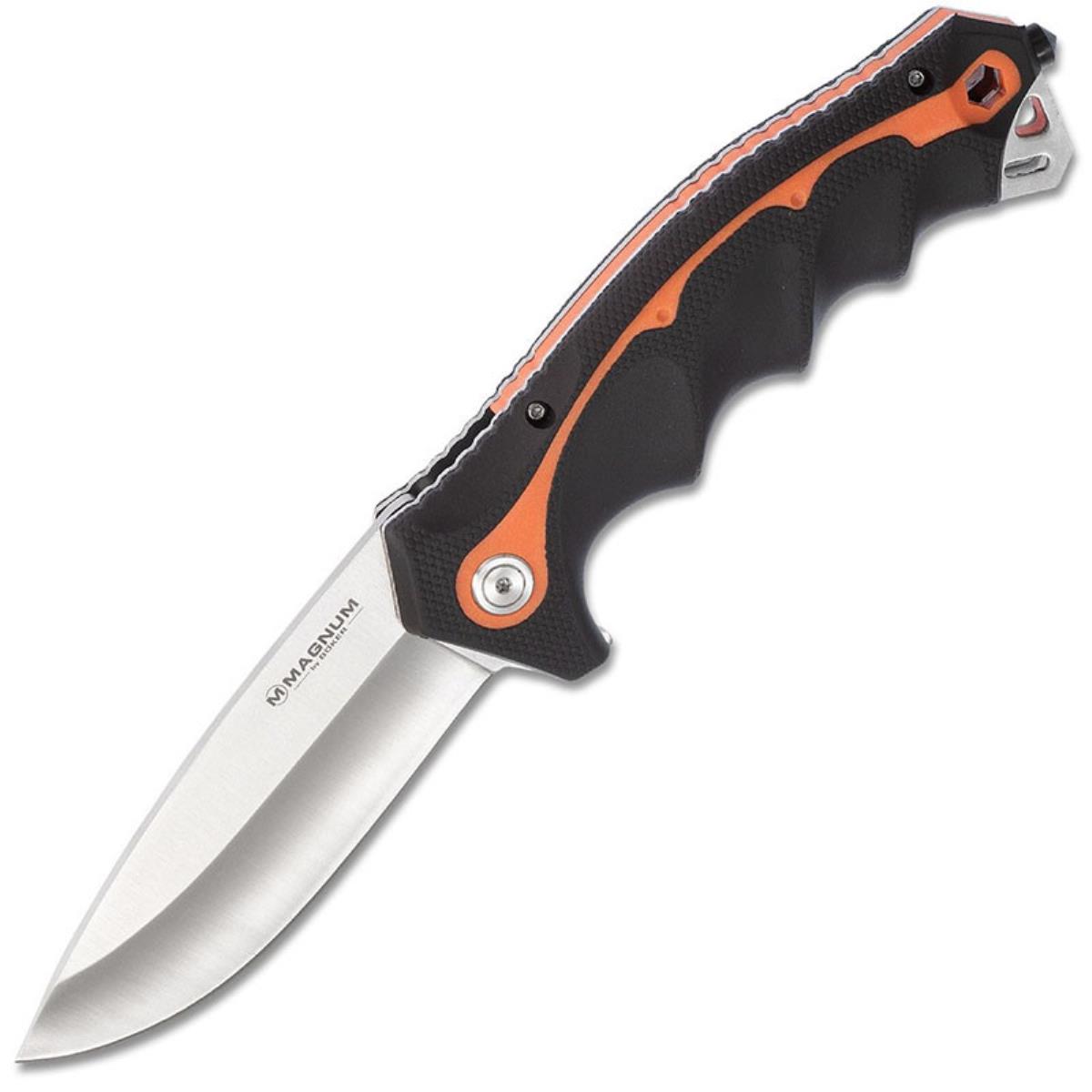 Нож складн. рук-ть пластик, клинок 440B BK01RY294 Chainsaw Attendant Satin Boker