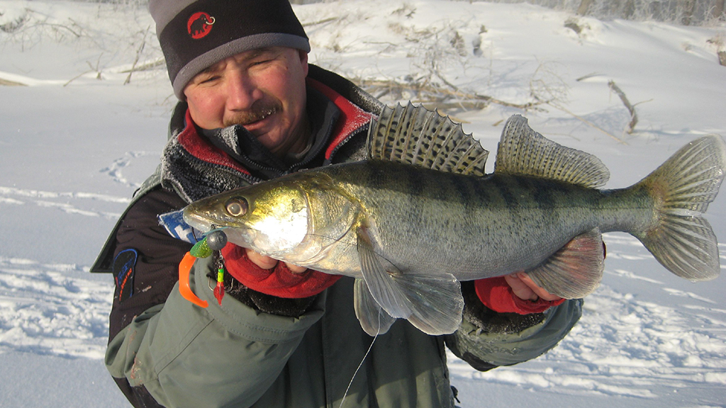 рыбалка зимой на течении