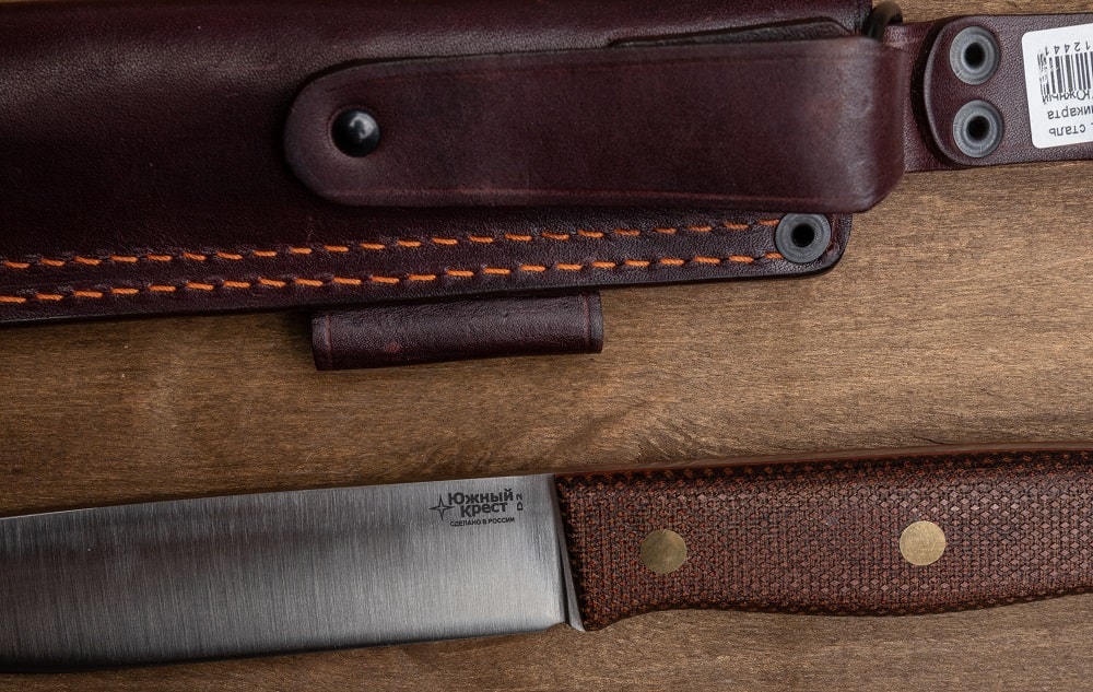 Фото охотничьего ножа Большой нож «XL» монтаж и материал рукояти