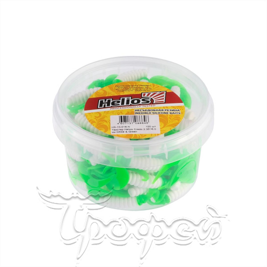 Твистер Credo 2,35"/6,0 см White & Green (HS-10-016-N) 