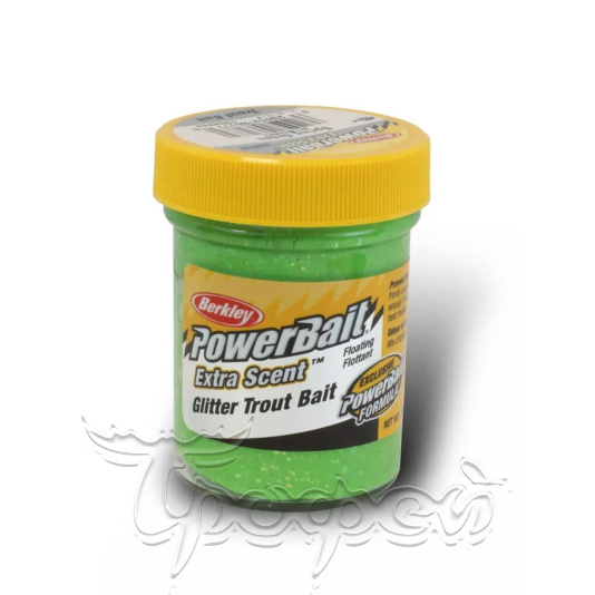 Паста форелевая PowerBait Select Glitter Trout Bait Spring Green 50 гр 