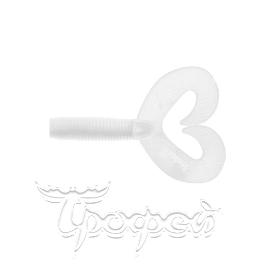Твистер Credo Double Tail 2,95"/7,5 см White (HS-12-001-N) 