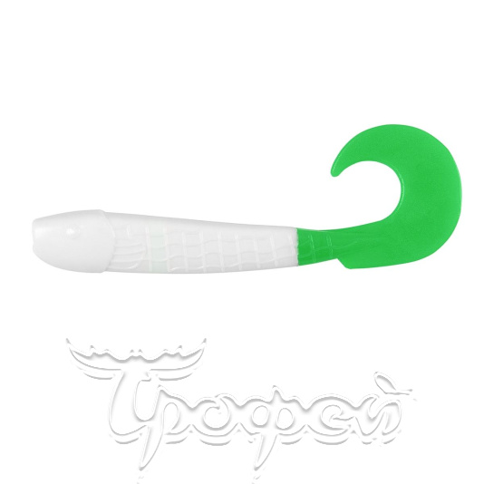 Твистер Long Hybrid White & Green 