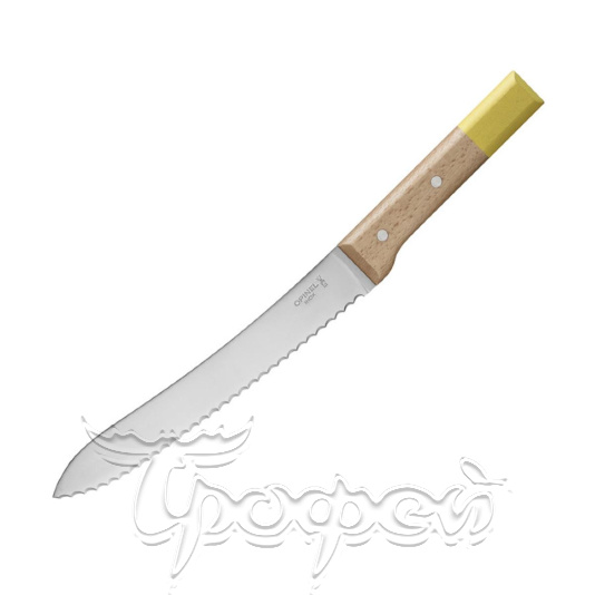 Нож кухонный №116 VRI Parallele для хлеба (нерж. сталь, рукоять бук, длина клинка 21 см) 