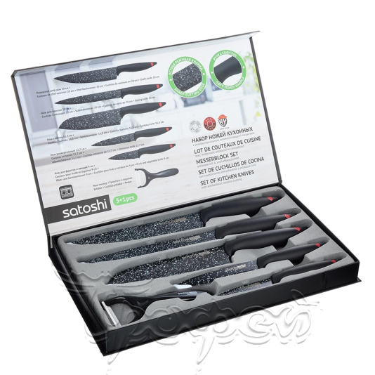 Набор ножей кухонных Болтон 6пр в магнитной коробке (803-284) 