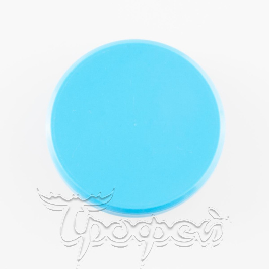 Коробочка круглая синяя (мотыльница) пластик 