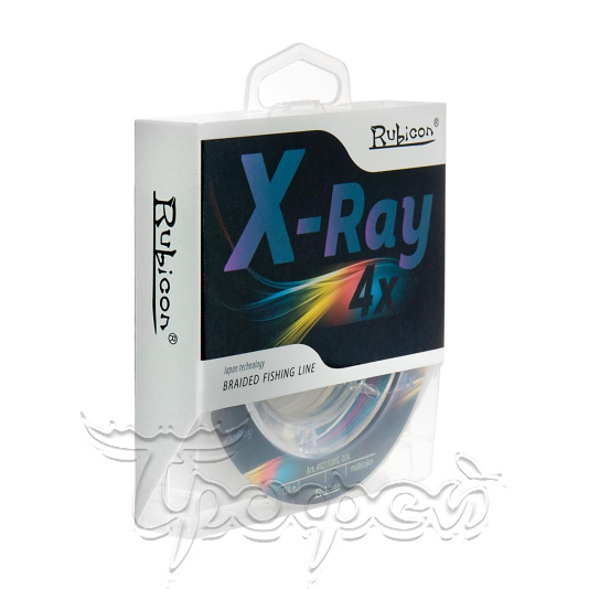 Леска плетеная X-Ray 4-x 150 м, цвет multicolor 