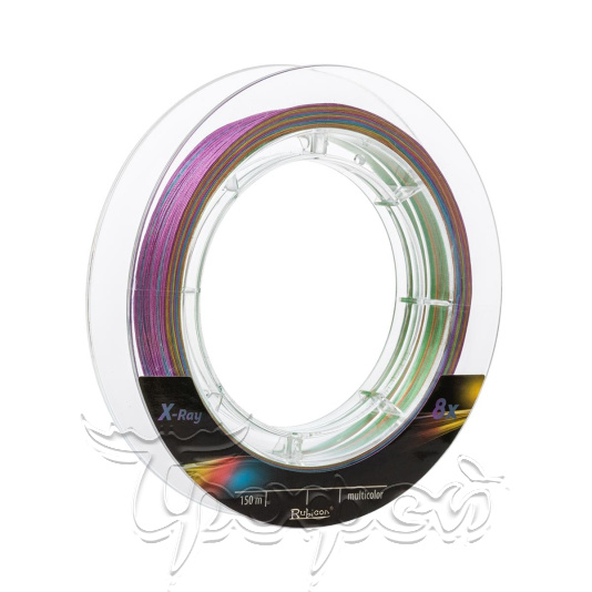 Леска плетеная X-Ray 8-x 150 м, цвет multicolor 