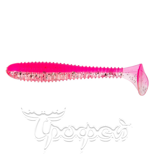Виброхвост Catcher 3,55"/9 см Silver Sparkles & Pink (HS-2-035-N) 