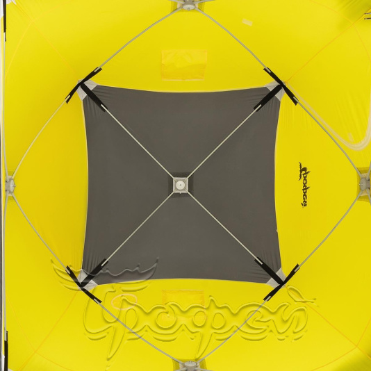 Палатка зимняя Куб 2,1х2,1 желтый/серый (TR-WSC-210YG) 
