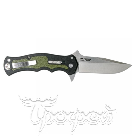 Нож складной, рук-ть черно-зелен. Zy-Ex, клинок 4034SS 20MWC Crawford Model 1 