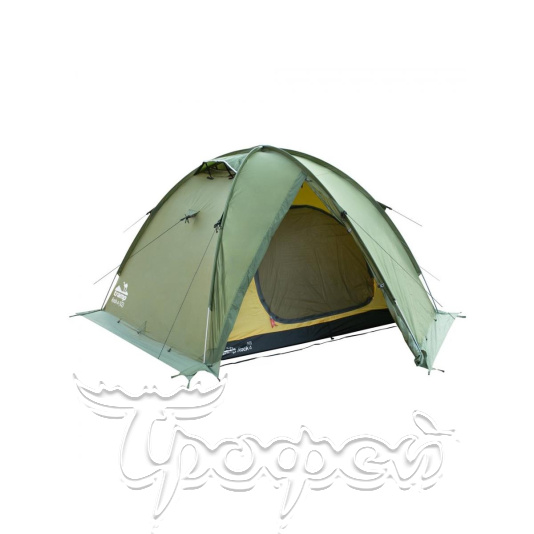 Палатка для похода ROCK 4 V2 зеленый (TRT-29) 