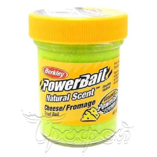 Паста форелевая NATURAL SCENT TROUT BAIT 50 гр CHEESE LIGHT GREEN 