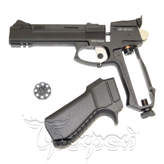 Пистолет пневм. МР-651К газобаллонный, ряд (30508) 