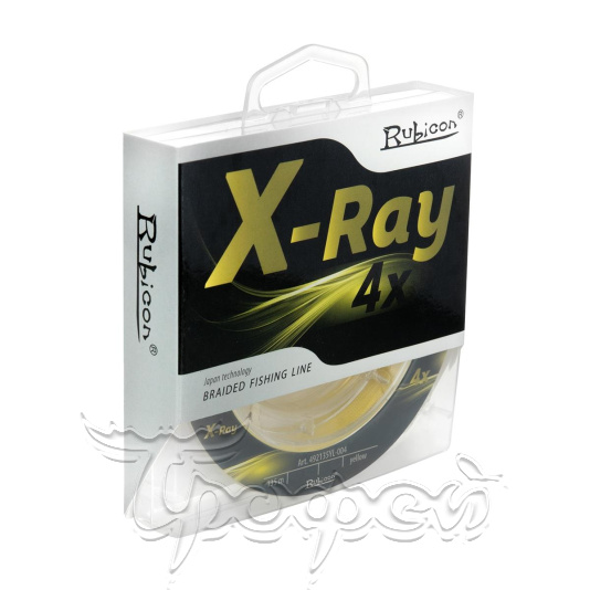 Леска плетеная X-Ray 4-x 135м yellow 