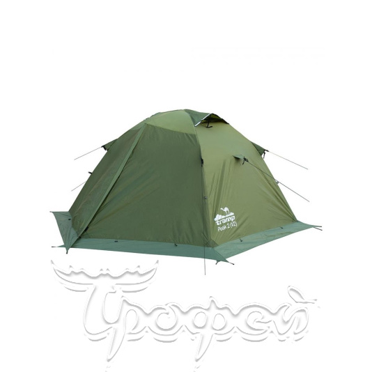 Палатка PEAK 2 V2 зеленый (TRT-25) 