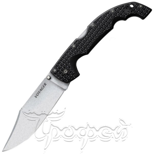 Нож складной CS_29AXC Voyager Clip Extra Large Plain Edge, рукоять Griv-EX, клинок AUS10A 
