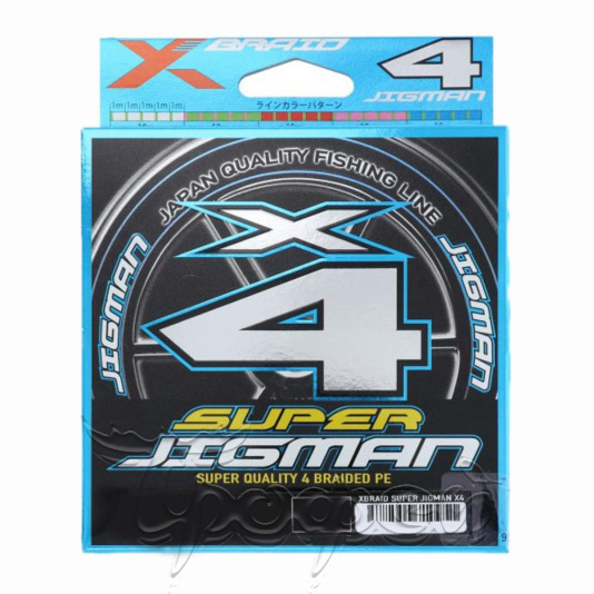 Шнур X-Braid Super Jigman X4 200 м Multicolor 