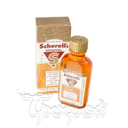 Scherell Schaftol 75 ml (премиум голд) cр-во, на основе льняного масла, по уходу за ружейной ложей 