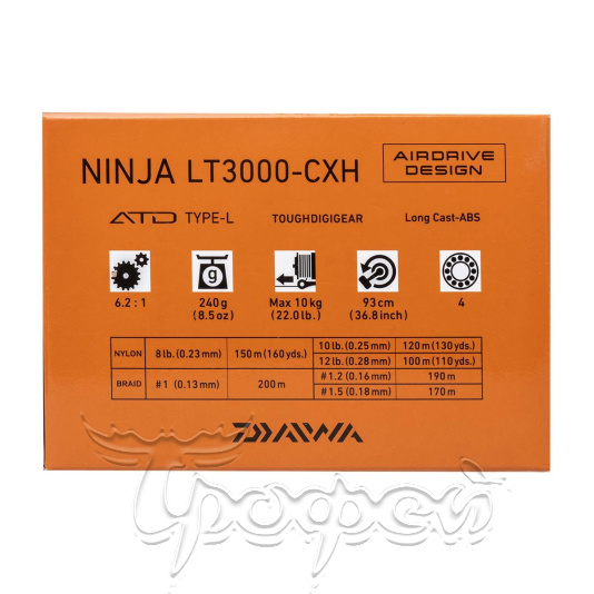 Катушка безынерционная 23 NINJA LT3000-CXH (10009-006) 