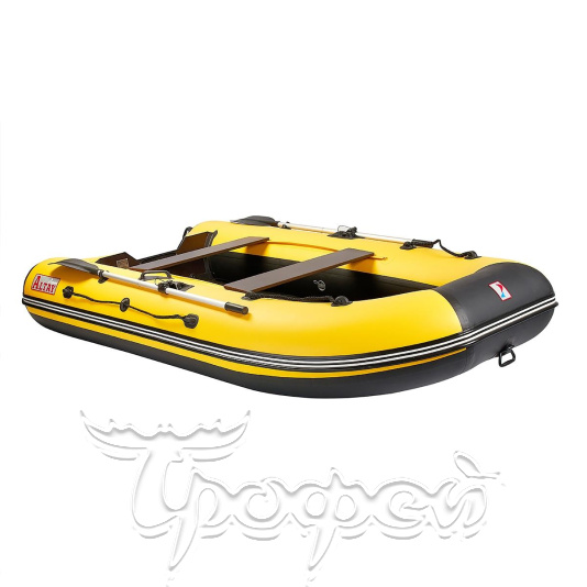 Лодка Алтай А320 (желтый/черный, надувное дно) Тонар