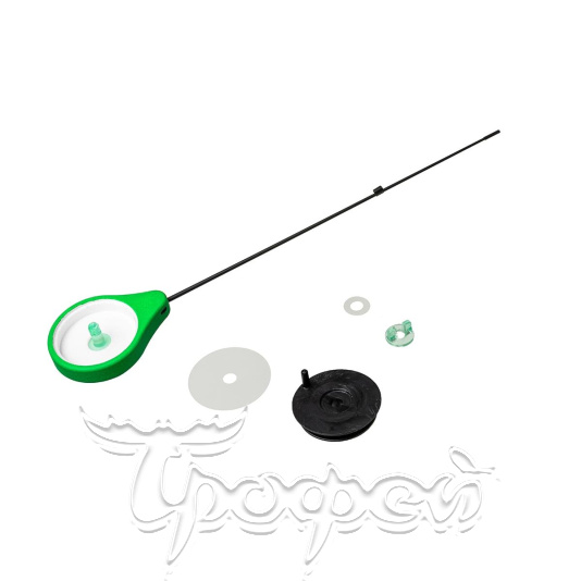 Зимняя удочка SPZ зеленая хлыст стеклопластик (SPZ-G) 