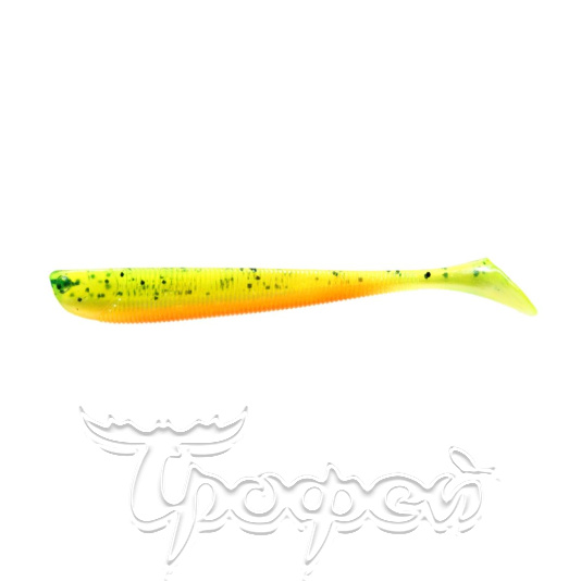 Виброхвост Slim Minnow, цвет #015-Pepper/Lemon 