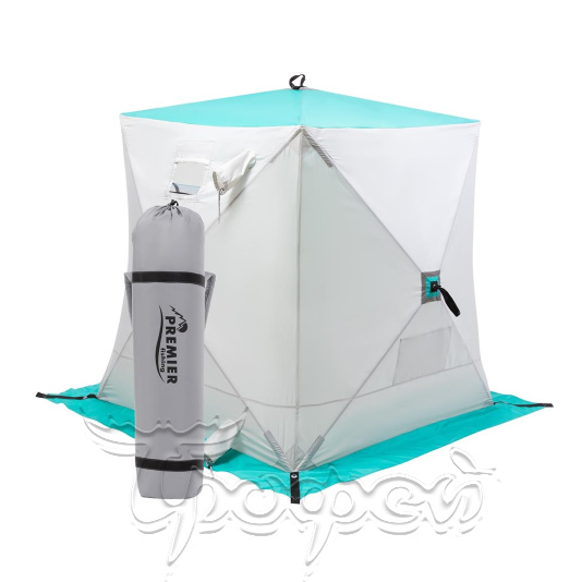 Палатка зимняя Куб 1,8х1,8 biruza/gray 