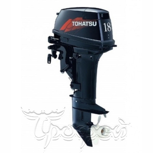 Лодочный мотор Tohatsu M18E2 EPS под.лод.мотор:46кг,294куб.см/2цил.,запуск-электр., 2х тактный 