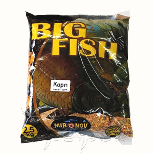 Прикормка Big Fish (Sweet corn, натуральный) 2,5кг 
