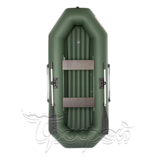 Лодка Шкипер А280 (надувное дно) (зеленый) Тонар