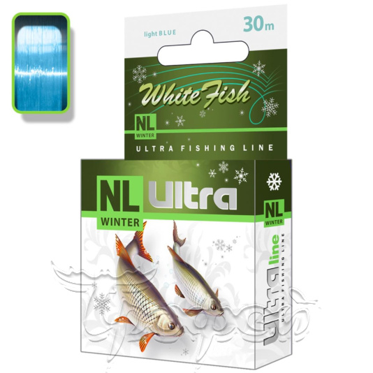Леска зимняя NL ULTRA WHITE FISH 30m (Белая рыба) 