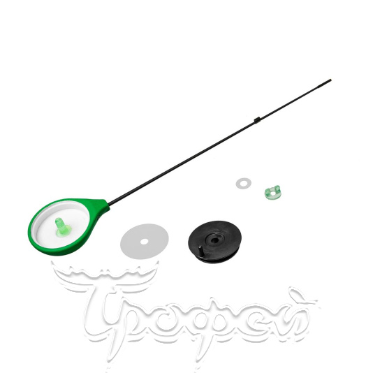 Зимняя удочка RBUZ зеленая хлыст стеклопластик (RBUZ-G) 