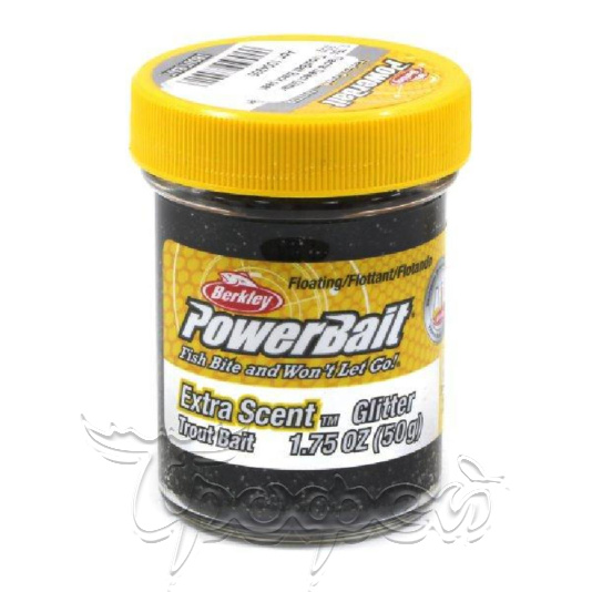 Паста форелевая PowerBait Select Glitter Trout Bait Black Pearl 50 гр 