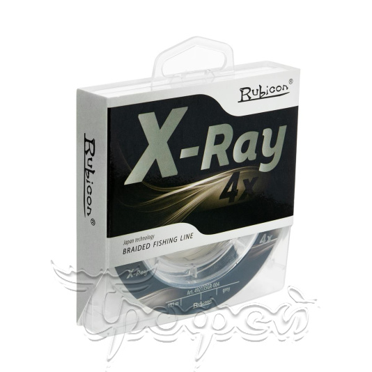 Леска плетеная X-Ray 4-x 135 м, цвет grey 