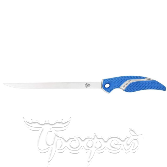 Нож филейный для большой рыбы 23cm CUDA Titanium Nitrid (C18832)  