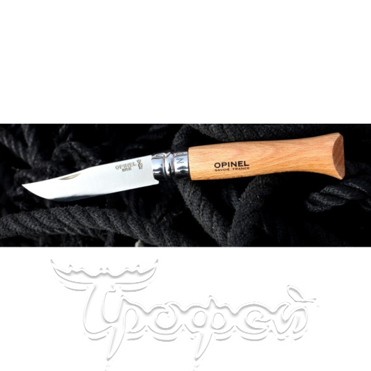 Нож №5 VRI Tradition Inox (нержавеющая сталь, рукоять бук, длина клинка 6 см) 0010729 