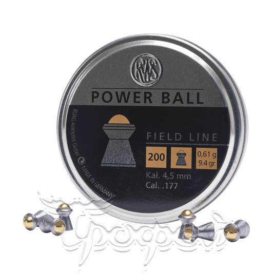 Пуля пневматическая Power Ball 4.5k 