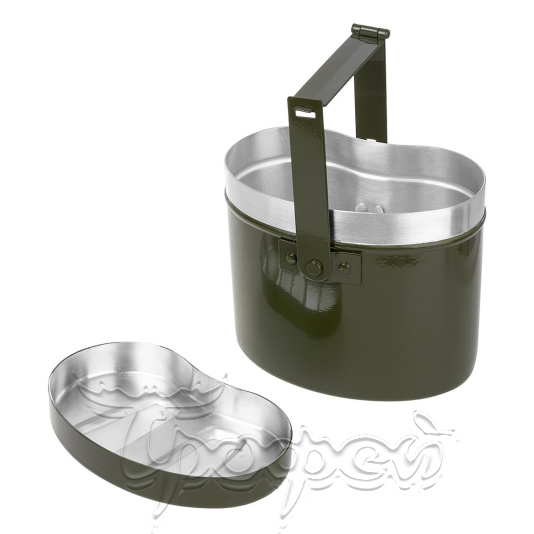Набор посуды армейский котелок+фляжка (1000мл/900мл) HS-NP 020031-00 
