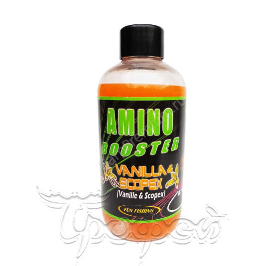 Аттрактант жидкий для прикормки 200 ml Amino Vanilla&Scopex FUN FISHING 