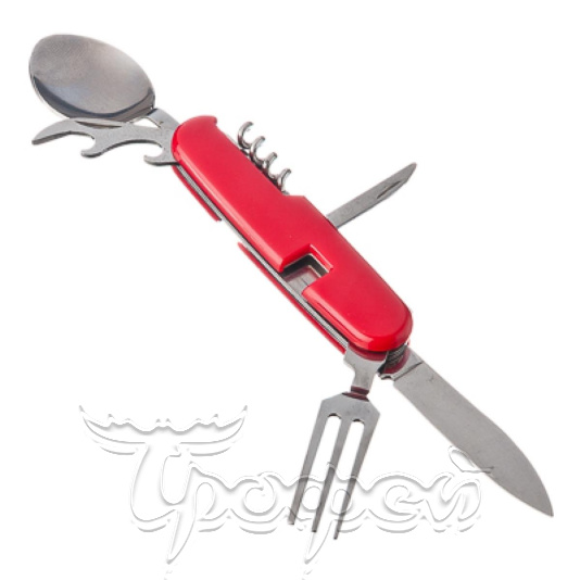 Нож-ложка перочинный 8 функций, корпус пластик (676-010) 
