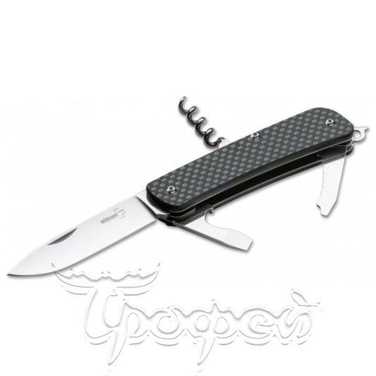 Нож складной многопредметный, рукоять карбон, сталь 12С27  BK01BO822 Tech- Tool Carbon 2 