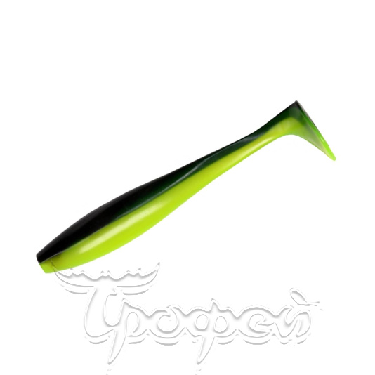Мягкие приманки Choppy Tail 10cm #045-Black Lime 