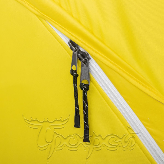 Палатка зимняя утепл. Куб Premium 1,8х1,8 желтый/серый (HS-WSCI-P-180YG) 