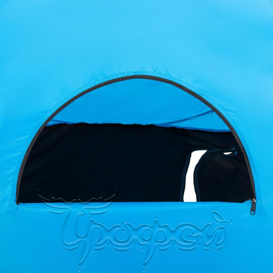 Палатка зимняя автомат 1,5*1,5 бело-голубая дно на молнии (PR-D-TNC-038-1.5) Premier Fishing 
