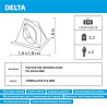 Палатка зимняя двускатная DELTA yellow для зимней рыбалки 