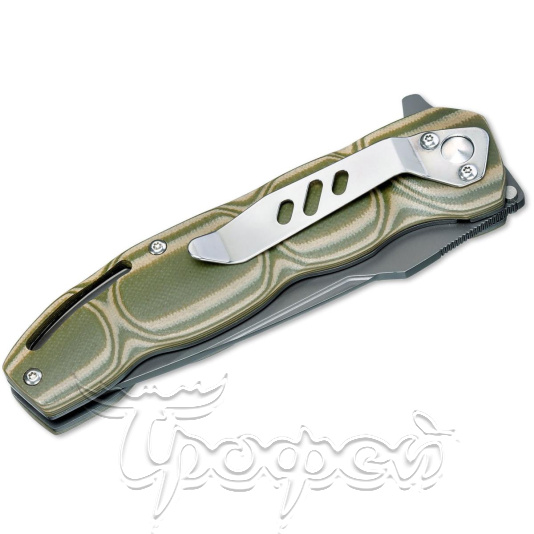 Нож  складной рукоять зелёная G-10, сталь 440B   BK01MB702 Leader 