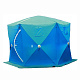 Палатка зимняя КУБ не утепленный 6-гран., синий 300*300*210см (3002А) 