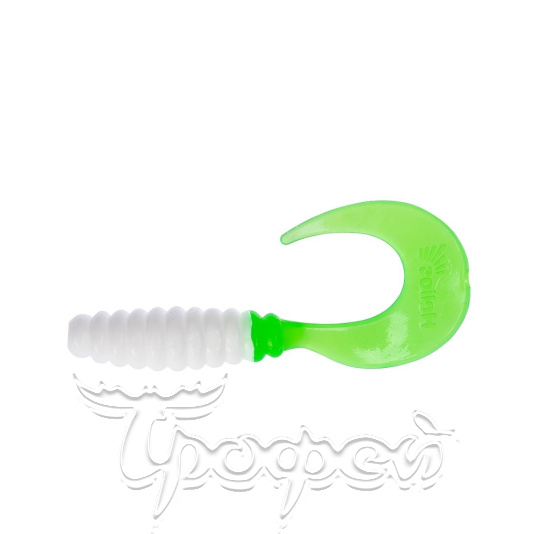 Твистер Credo 2,35"/6,0 см White & Green (HS-10-016-N) 